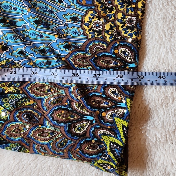 Joseph Ribkoff Peacock Dress - Picture 4 of 6